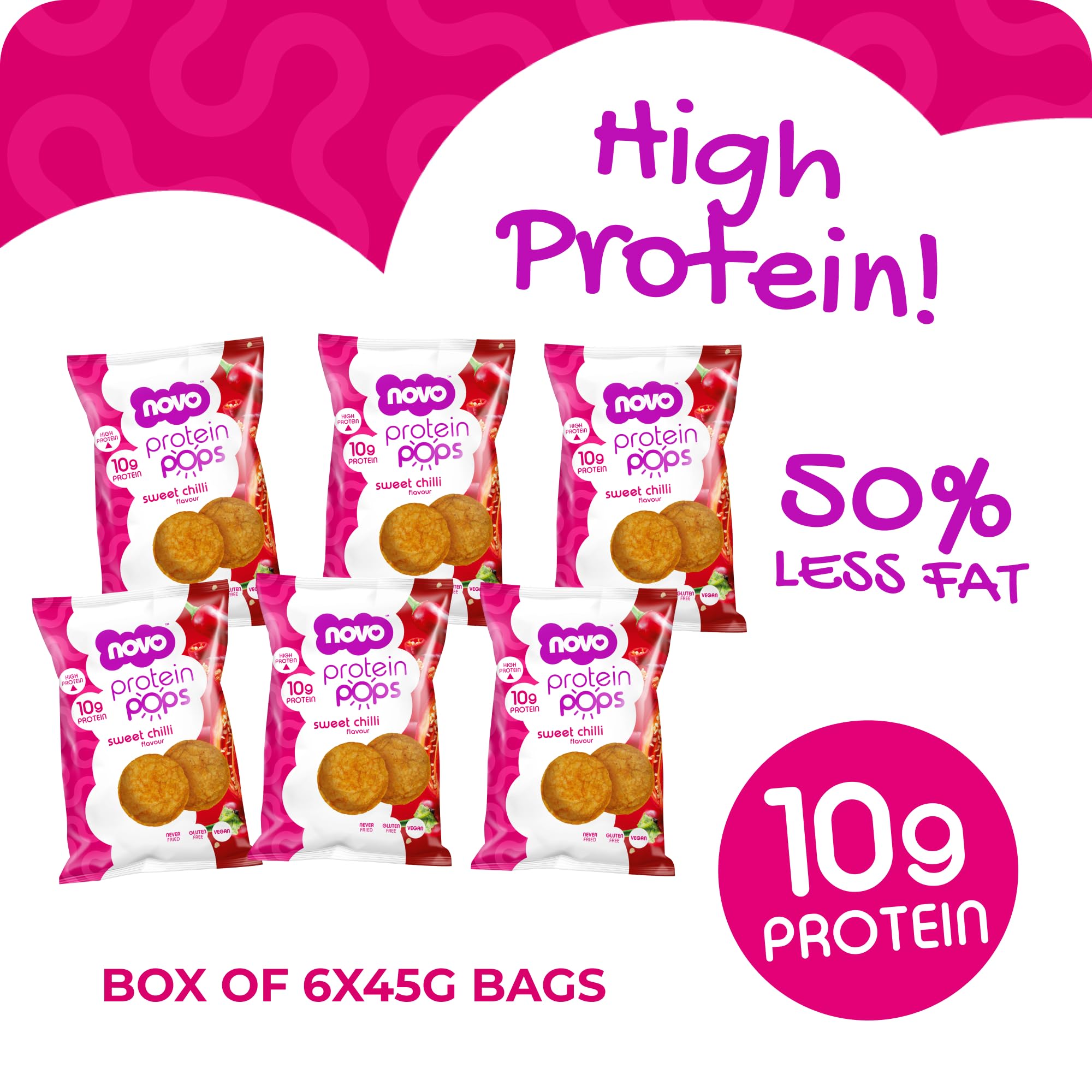 Novo Nutrition Novo Protein Pops - Protein Crisps