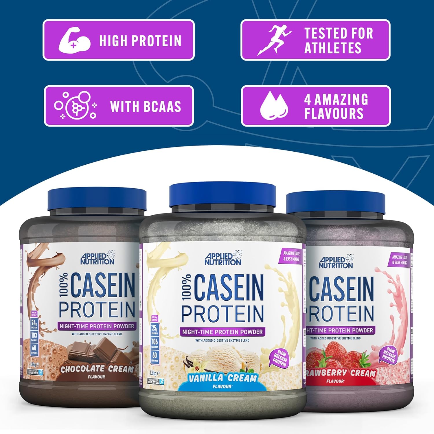 Applied Nutrition Casein - Micellar Casein Protein Powder