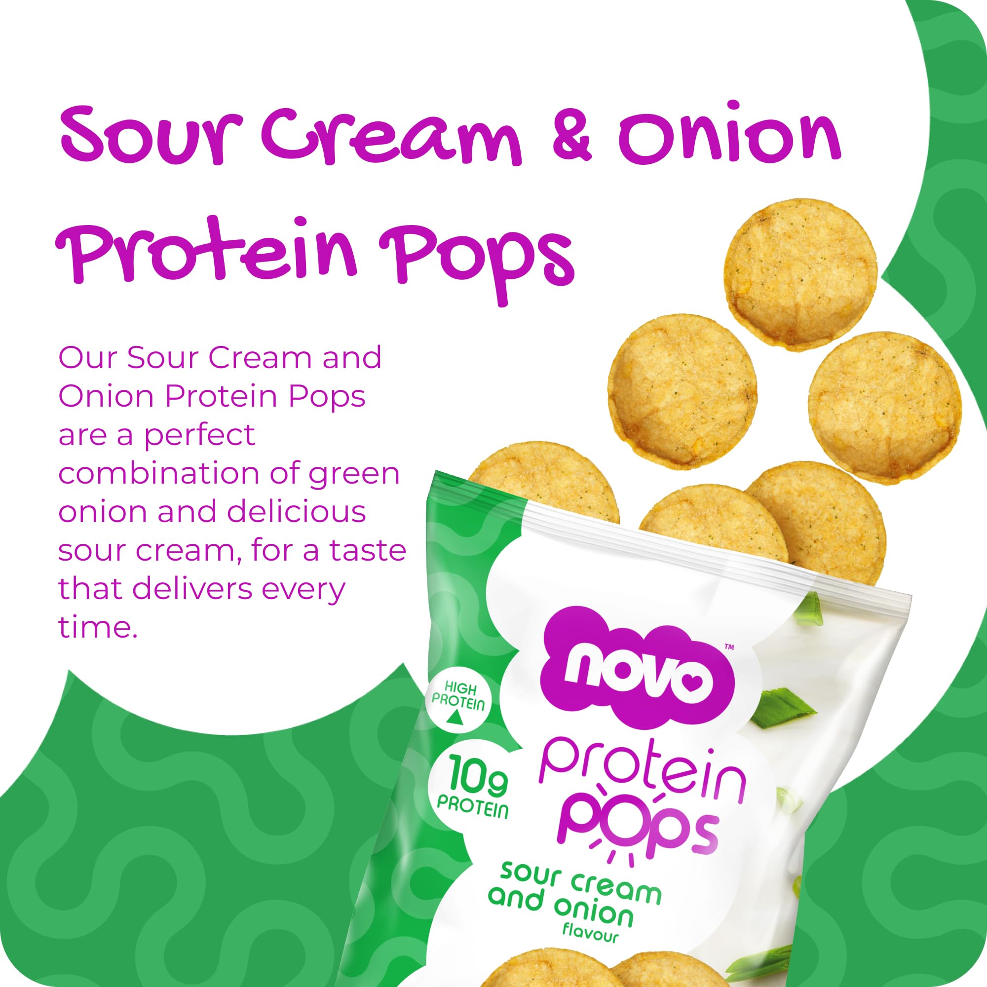Novo Nutrition Novo Protein Pops - Protein Crisps