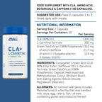 Bottle of Applied Nutrition CLA L-Carnitine Green Tea capsules for body composition