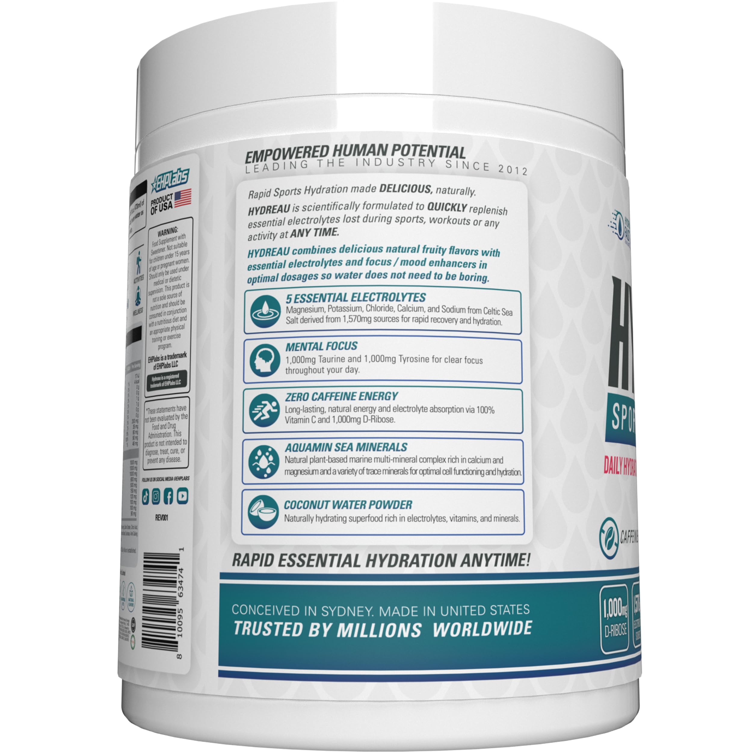 EHP Labs Hydreau - Hydration Powder