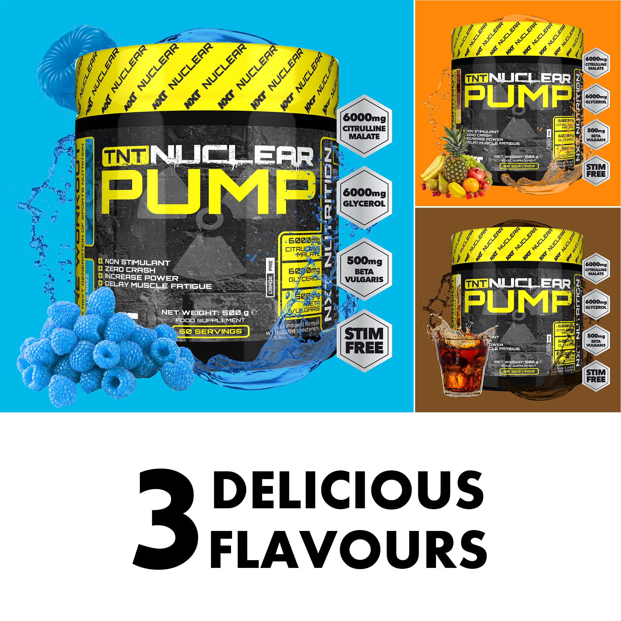 NXT Nutrition TNT Nuclear Pump 500g