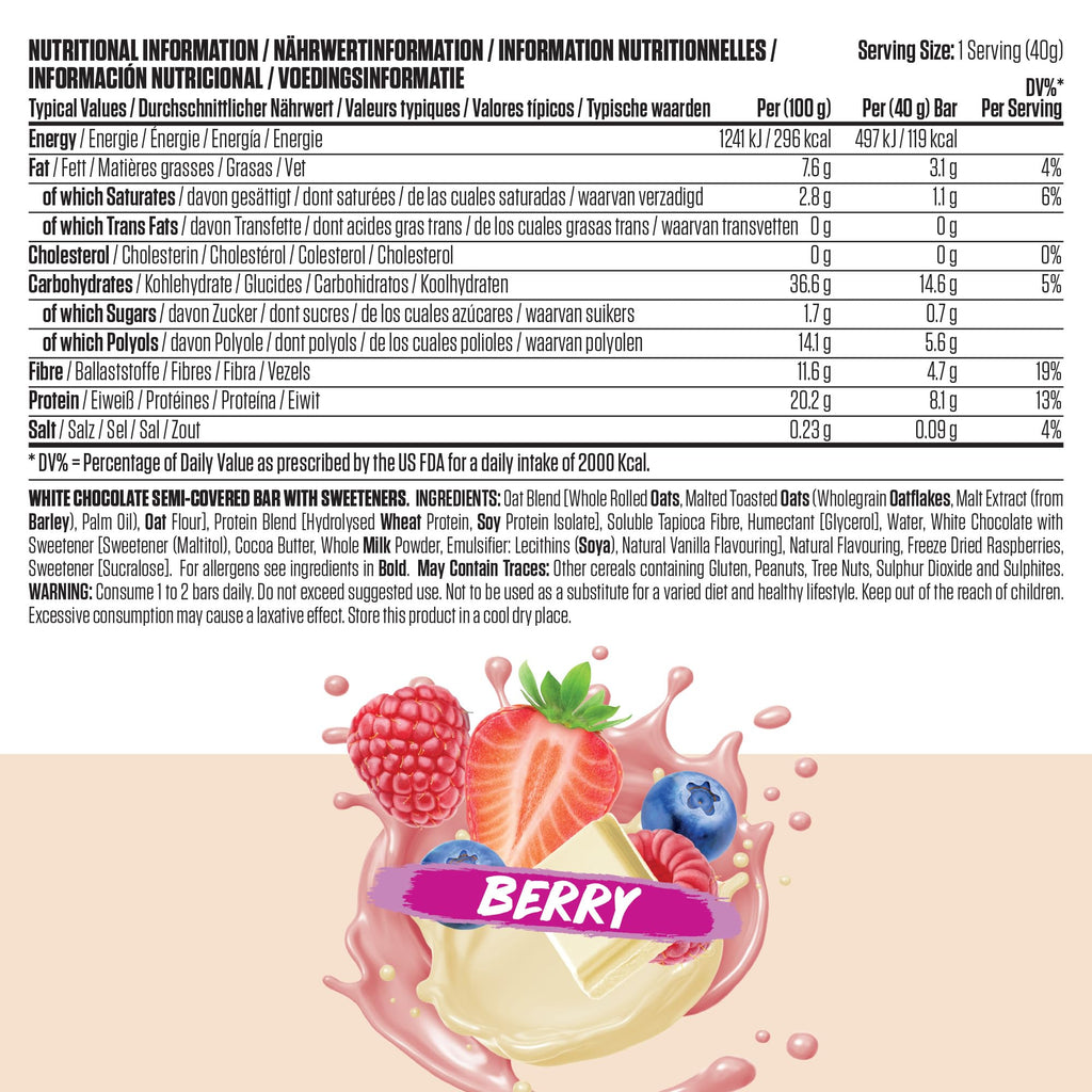 Applied Nutrition Body Fuel High Protein Flapjacks - British Brands