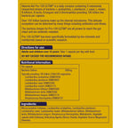 Natures Aid Pro-100 Ultra probiotic label with billion live cultures and ingredients