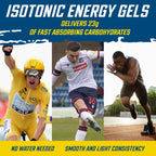Applied Nutrition Endurance Energy Gel Pack with halal certified gel for athletes in action