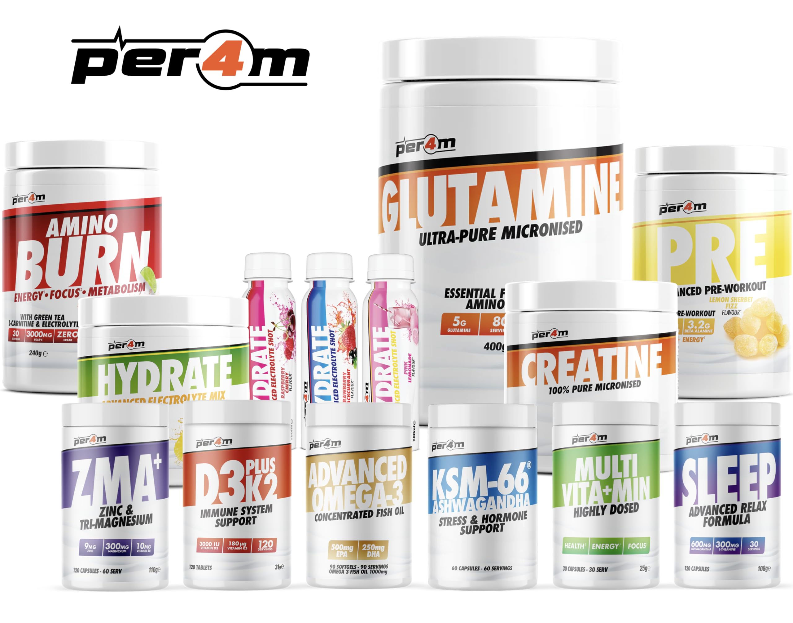 Per4m Multi-Vitamins for immune health and mental clarity sports nutrition supplements