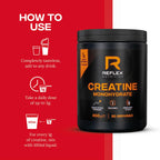 Reflex Nutrition Creatine Monohydrate - 450g / Unflavoured - Creatine Powder