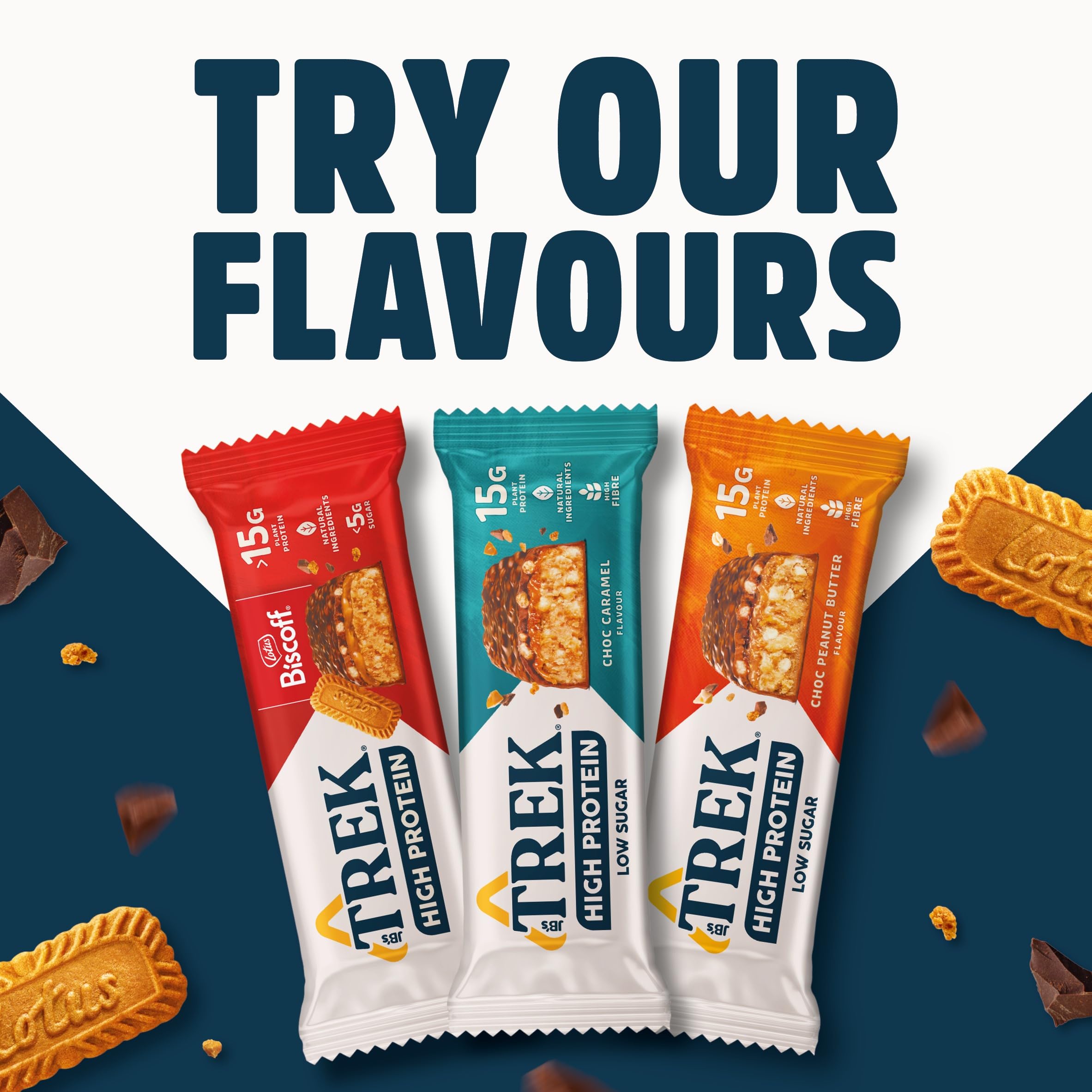 Trek High Protein Low Sugar