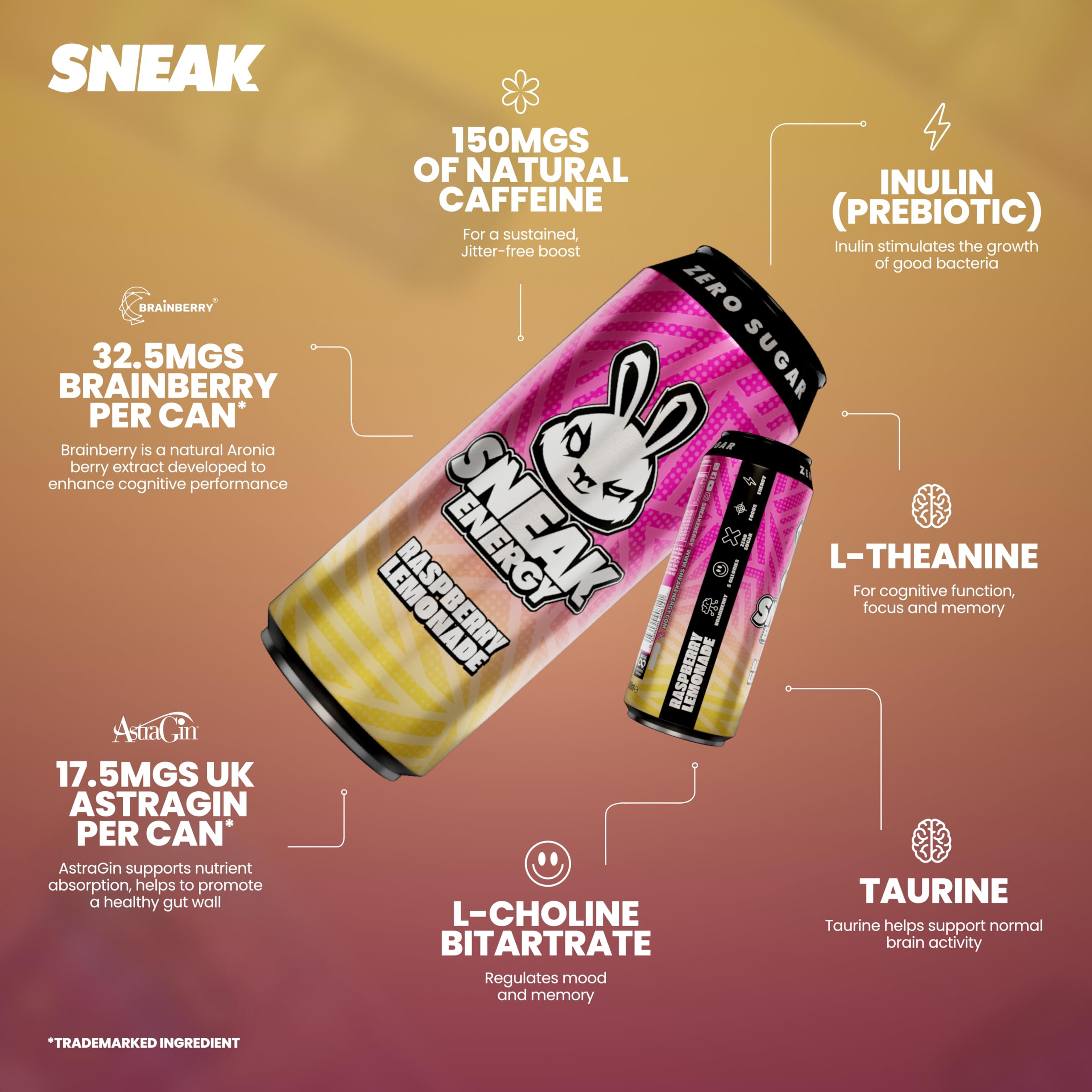 SNEAK Energy - Energy Ready-to-Drinks