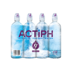 Actiph Alkaline Ionised Water - 12x600ml - Water