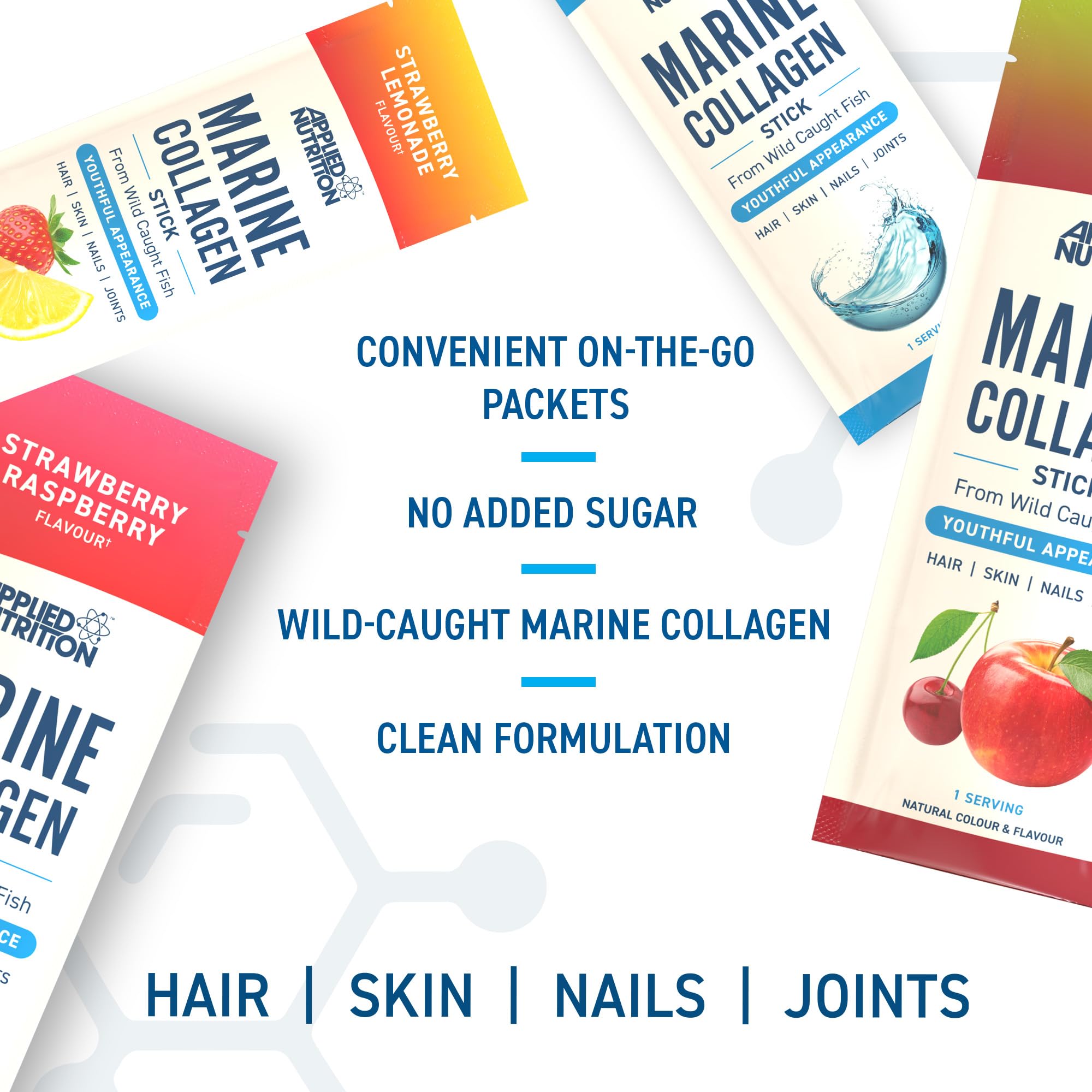 Applied Nutrition Marine Collagen Sticks - Halal