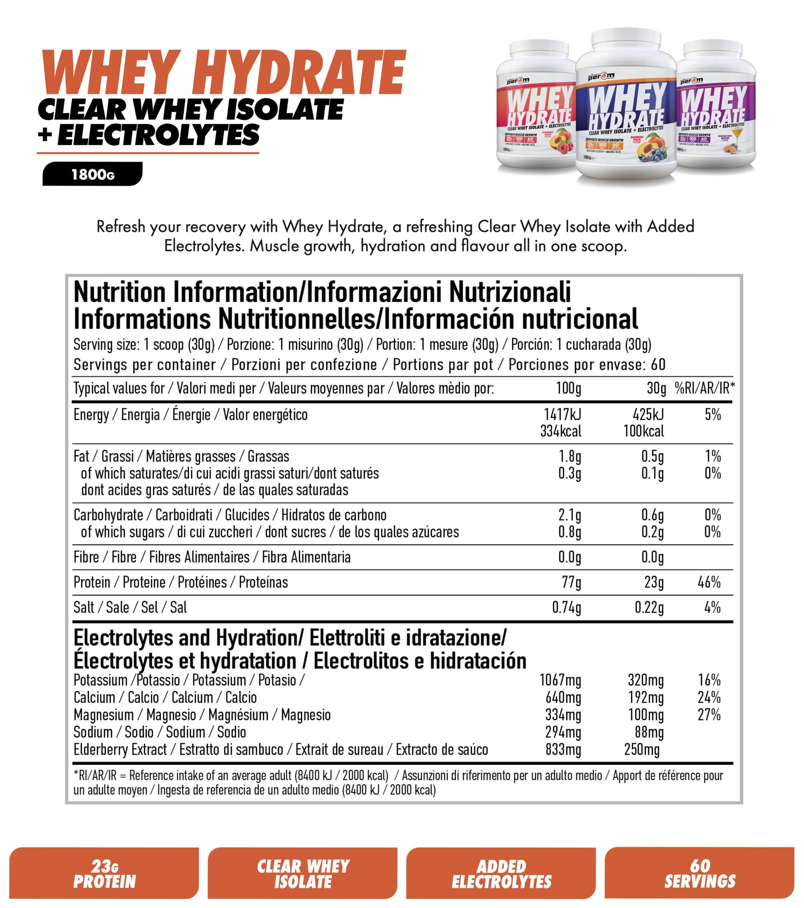 Per4m Whey Hydrate