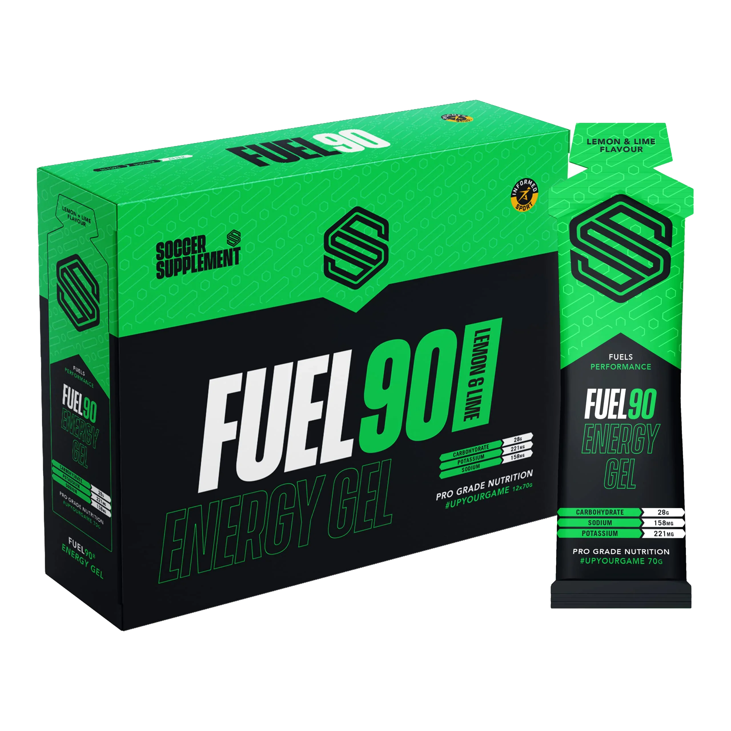 Soccer Supplement Fuel90 Energy Gel - Energy Gels