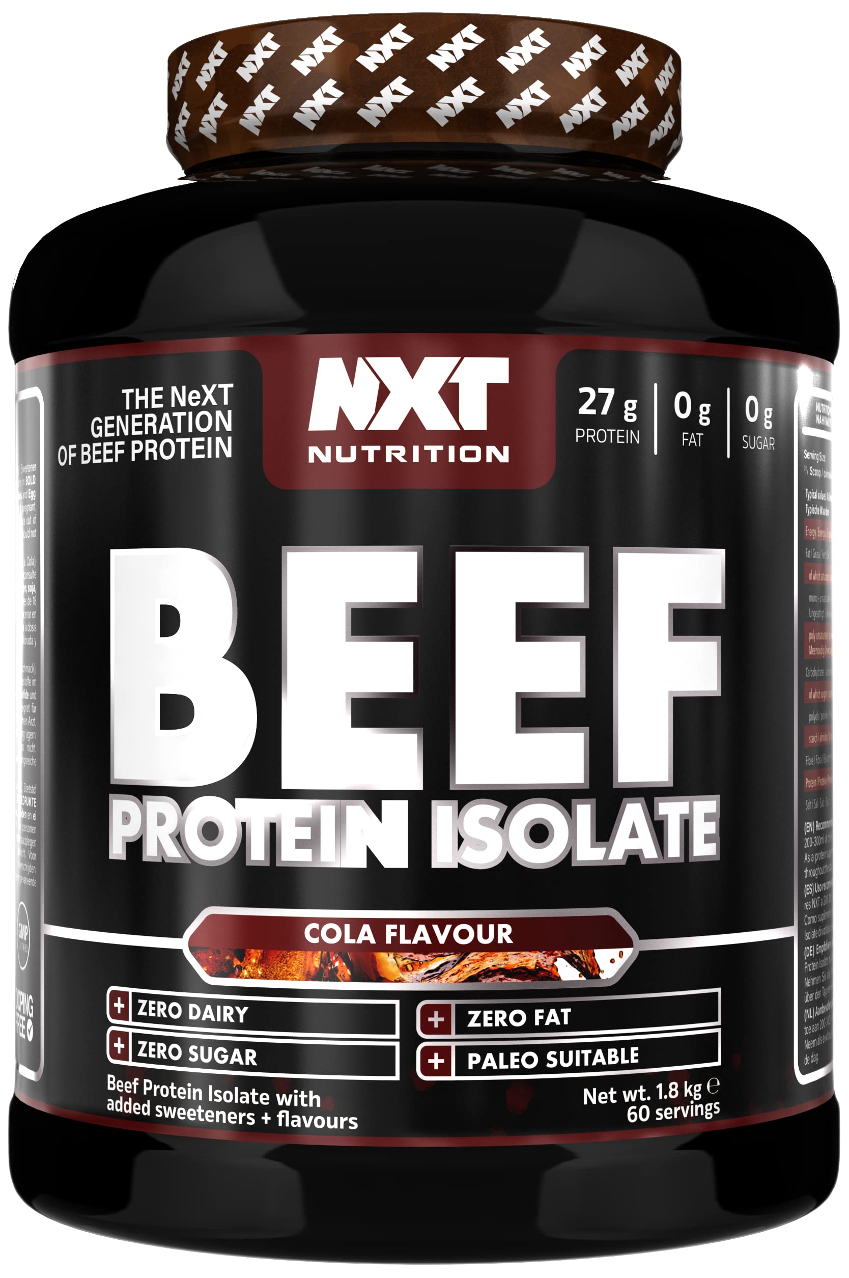 NXT Nutrition Beef Protein Isolate 1.8kg