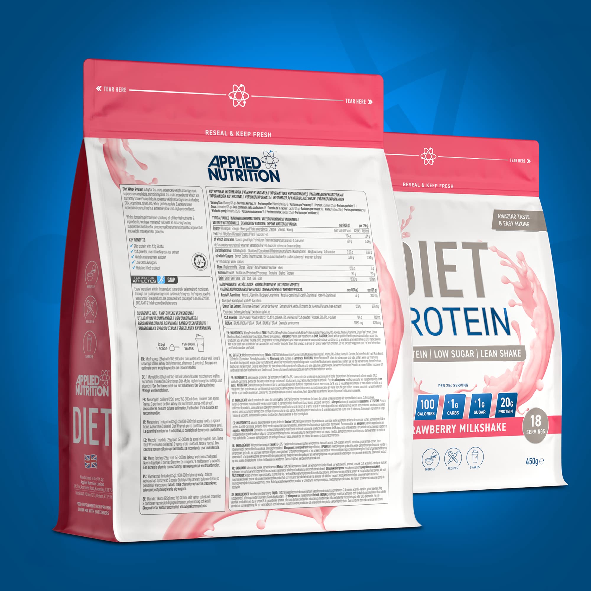 Applied Nutrition Diet Whey - Diet Whey Protein Powder