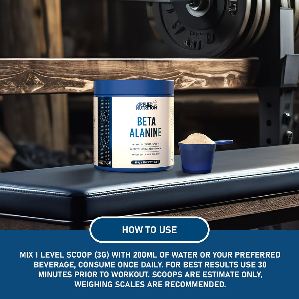 Applied Nutrition Beta Alanine - 300g / Unflavoured - Beta Alanine Powder
