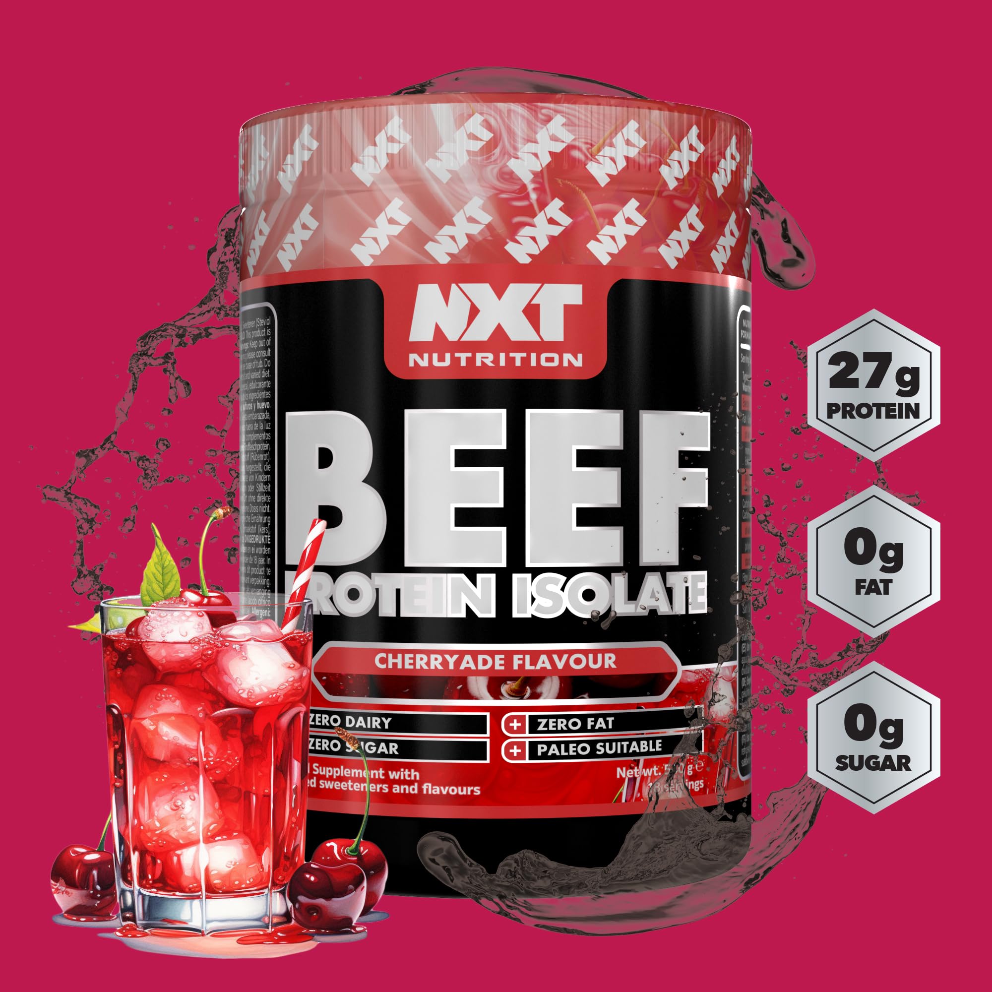 NXT Nutrition Beef Protein Isolate 540g