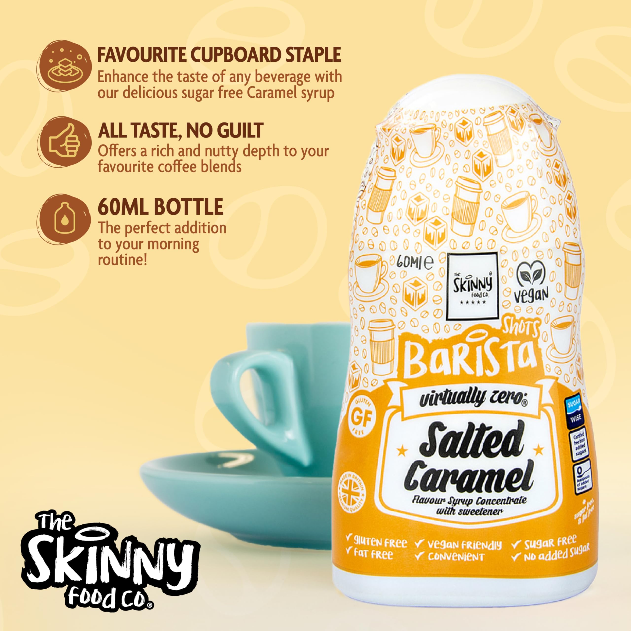 The Skinny Food Co Sugar Free Coffee Shots - Low Calorie Sauce