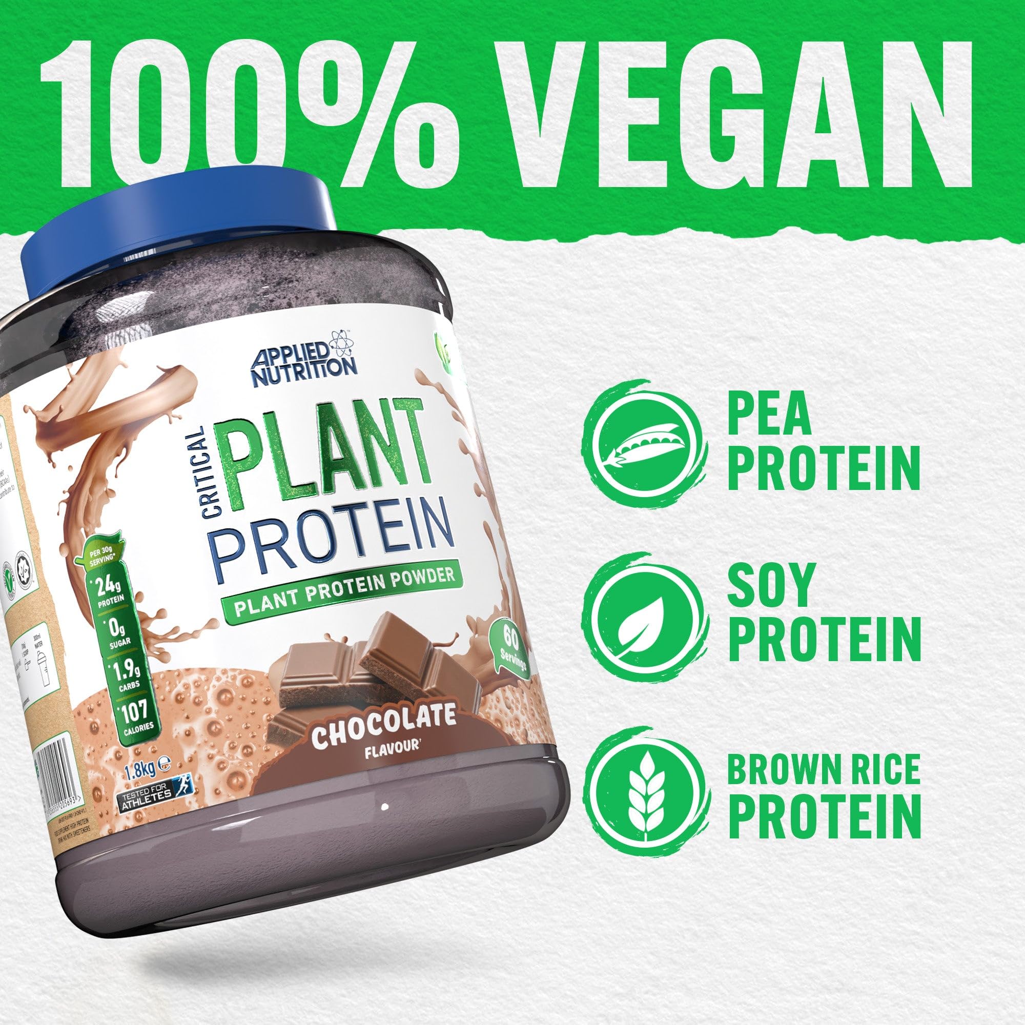 Applied Nutrition Critical Plant - Vegan Protein Powder