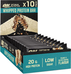 Optimum Nutrition Whipped Protein Bar - 10x68g / White Chocolate Salted Caramel & Peanut - Protein Bars