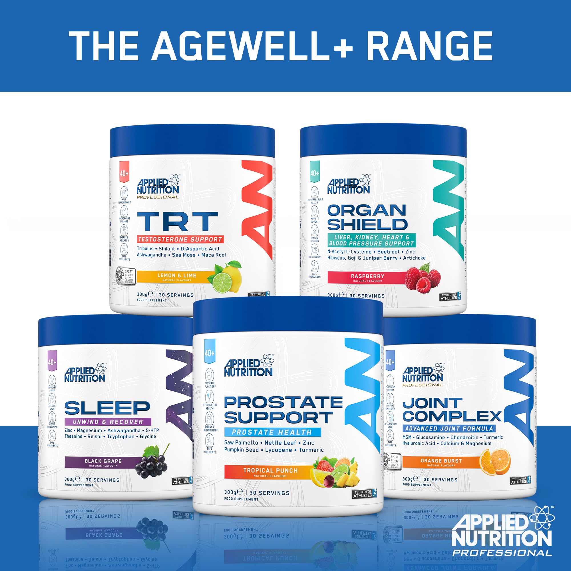 Applied Nutrition TRT (40 + RANGE) - Testosterone Booster Powder