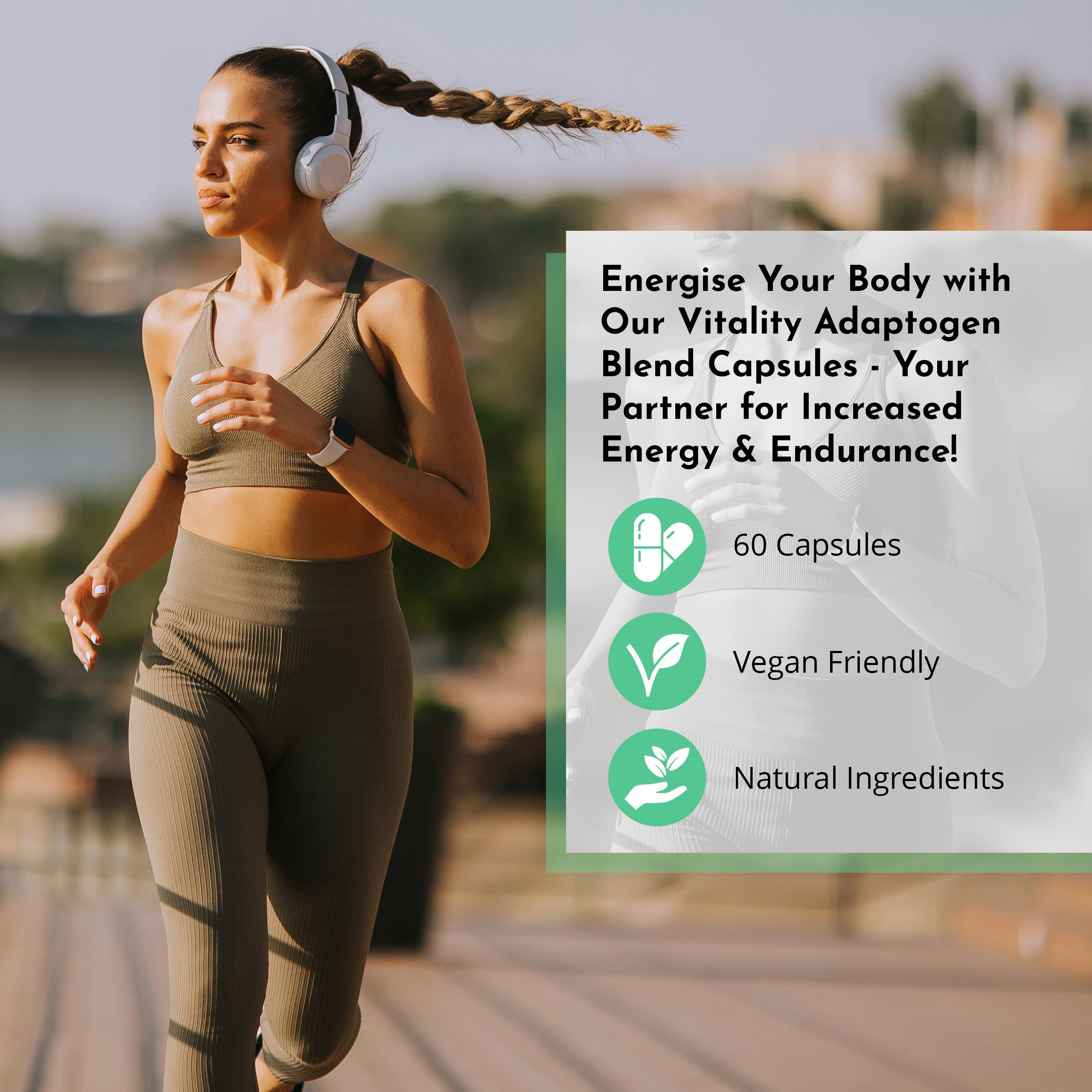 BYOND PERFORMANCE Vitality Mushroom Capsules - 60 Caps - Ginseng