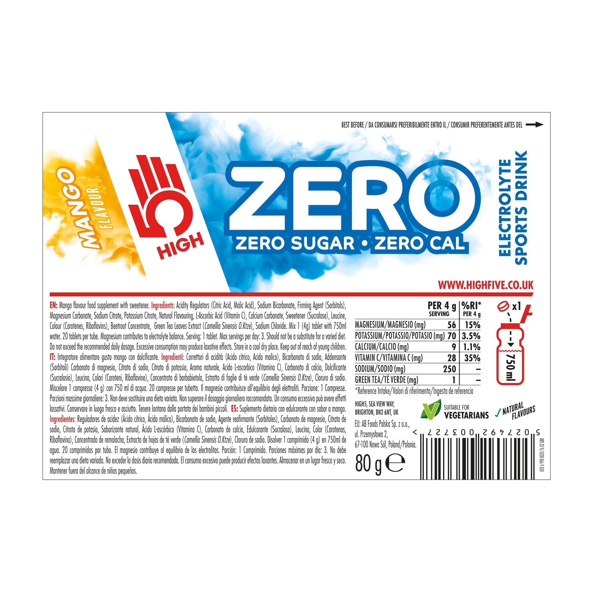 HIGH5 Zero - Hydration Tablets