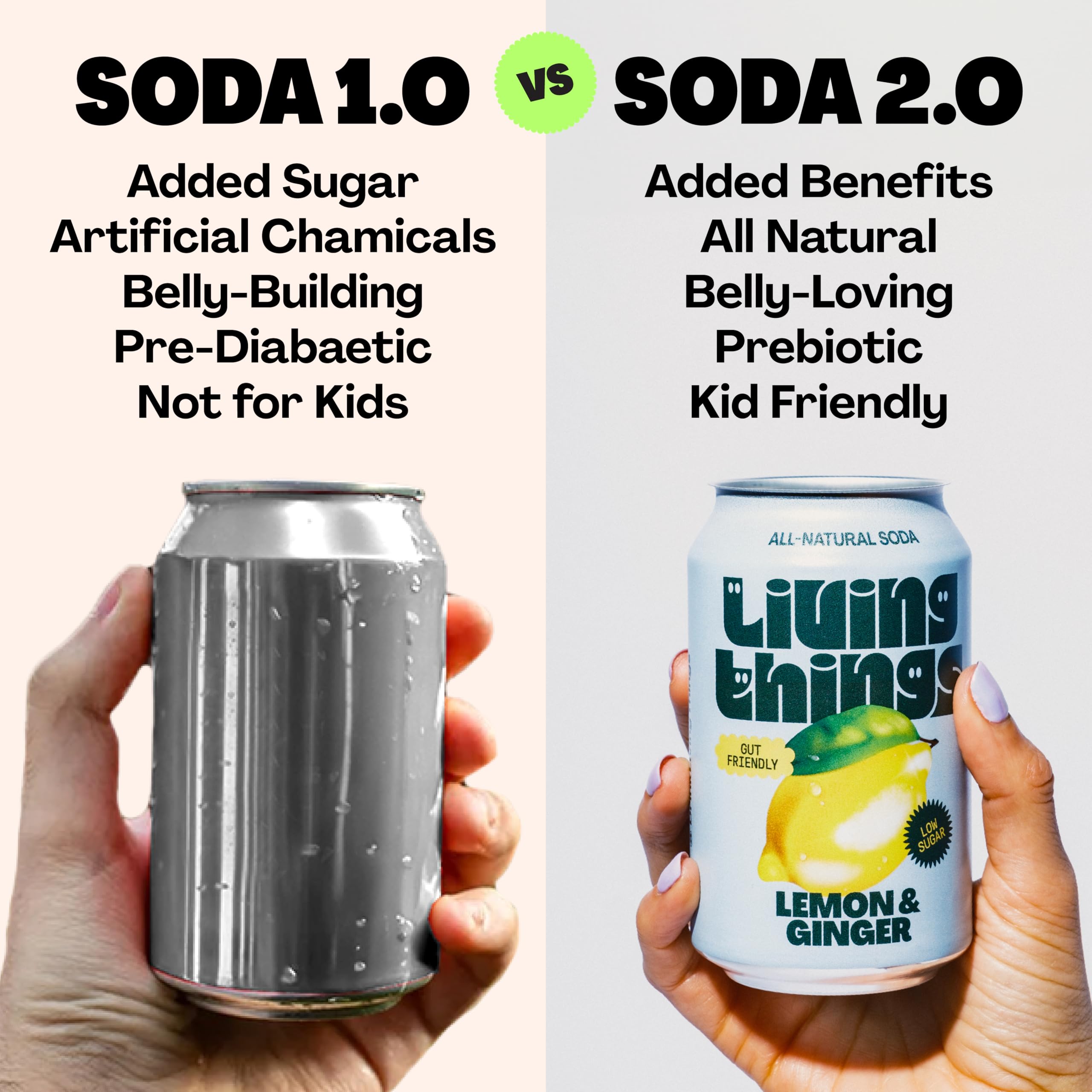 Living Things Prebiotic Soda