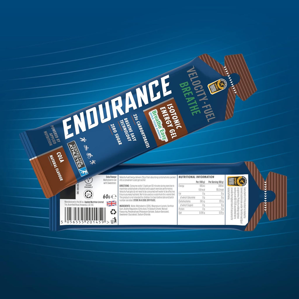 Applied Nutrition Endurance Velocity Breathe Gel - Energy Gels