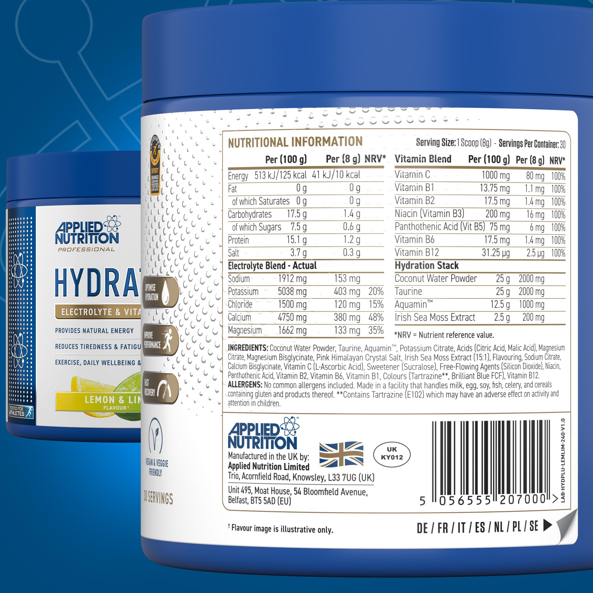 Applied Nutrition Hydration Powder - Sports & Energy Drink Mixes