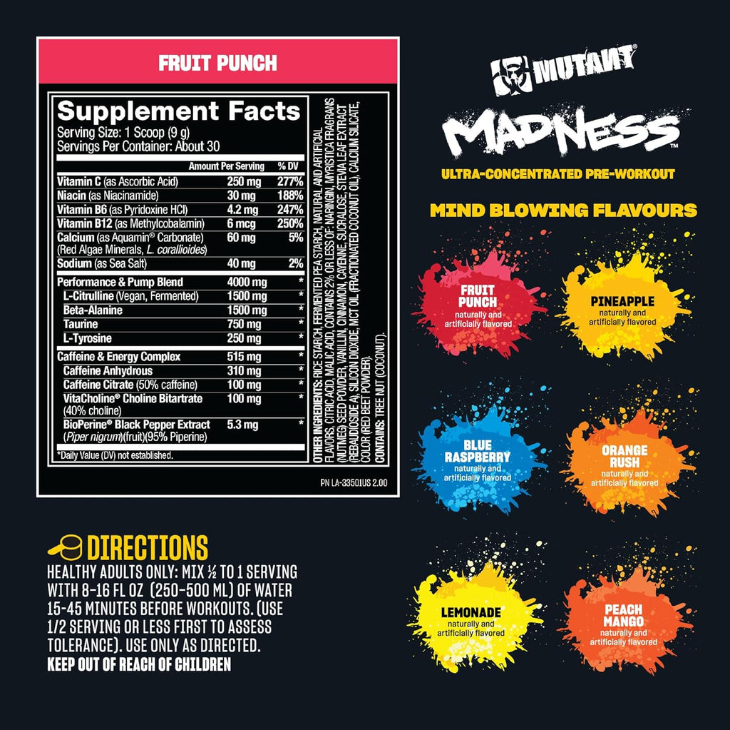 Mutant Madness - Pre-Workout Powder