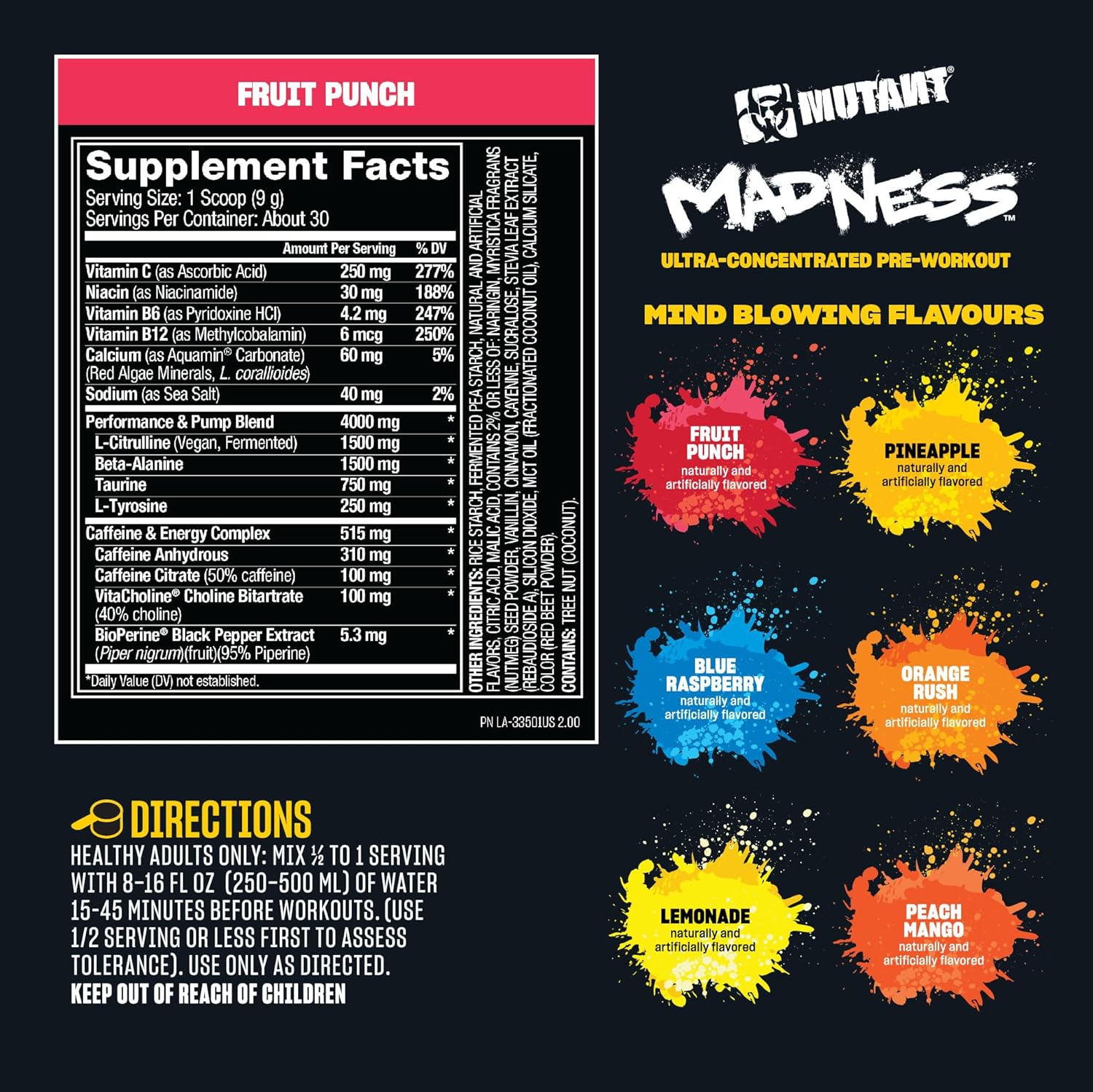 Mutant Madness - Pre-Workout Powder