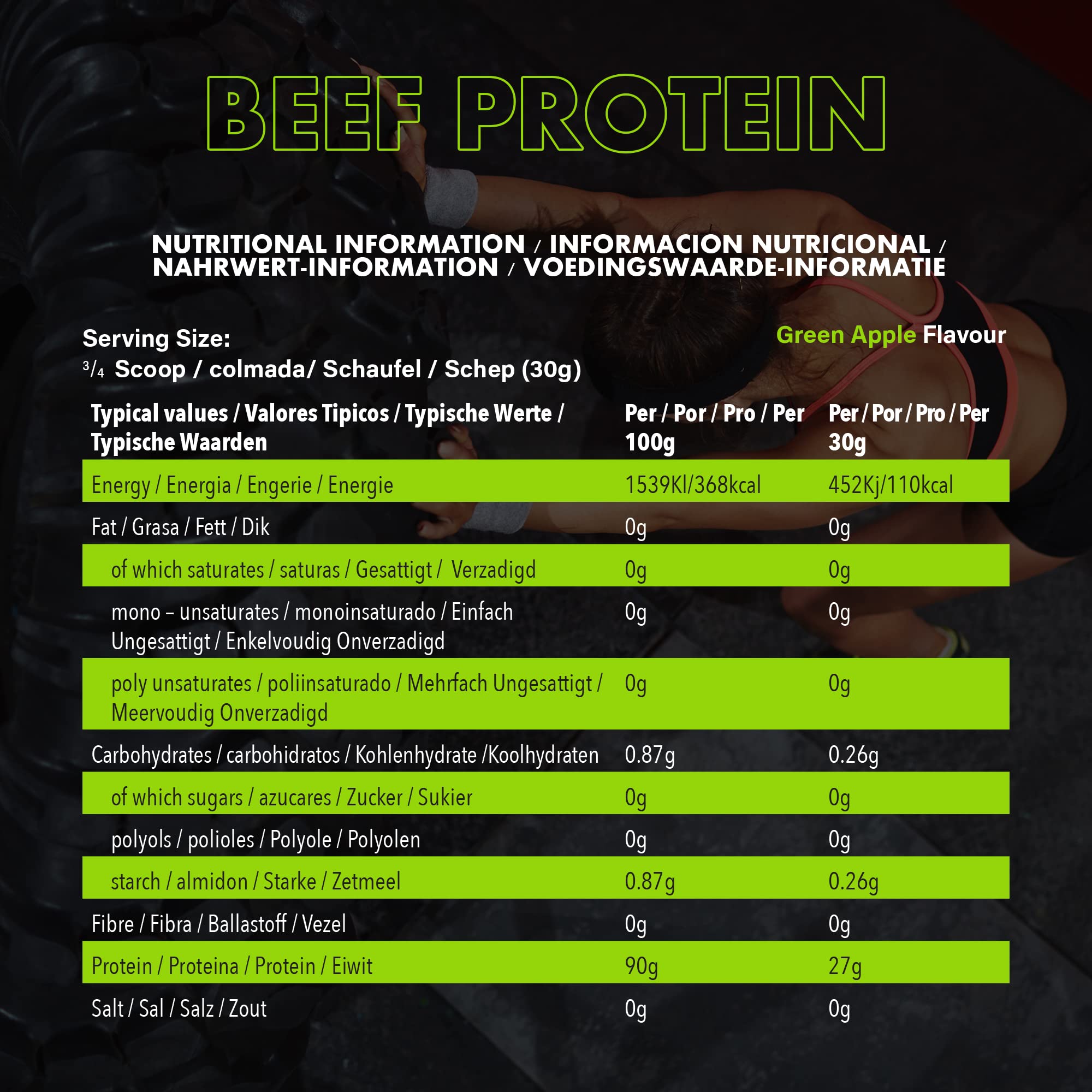 NXT Nutrition Beef Protein Isolate 540g