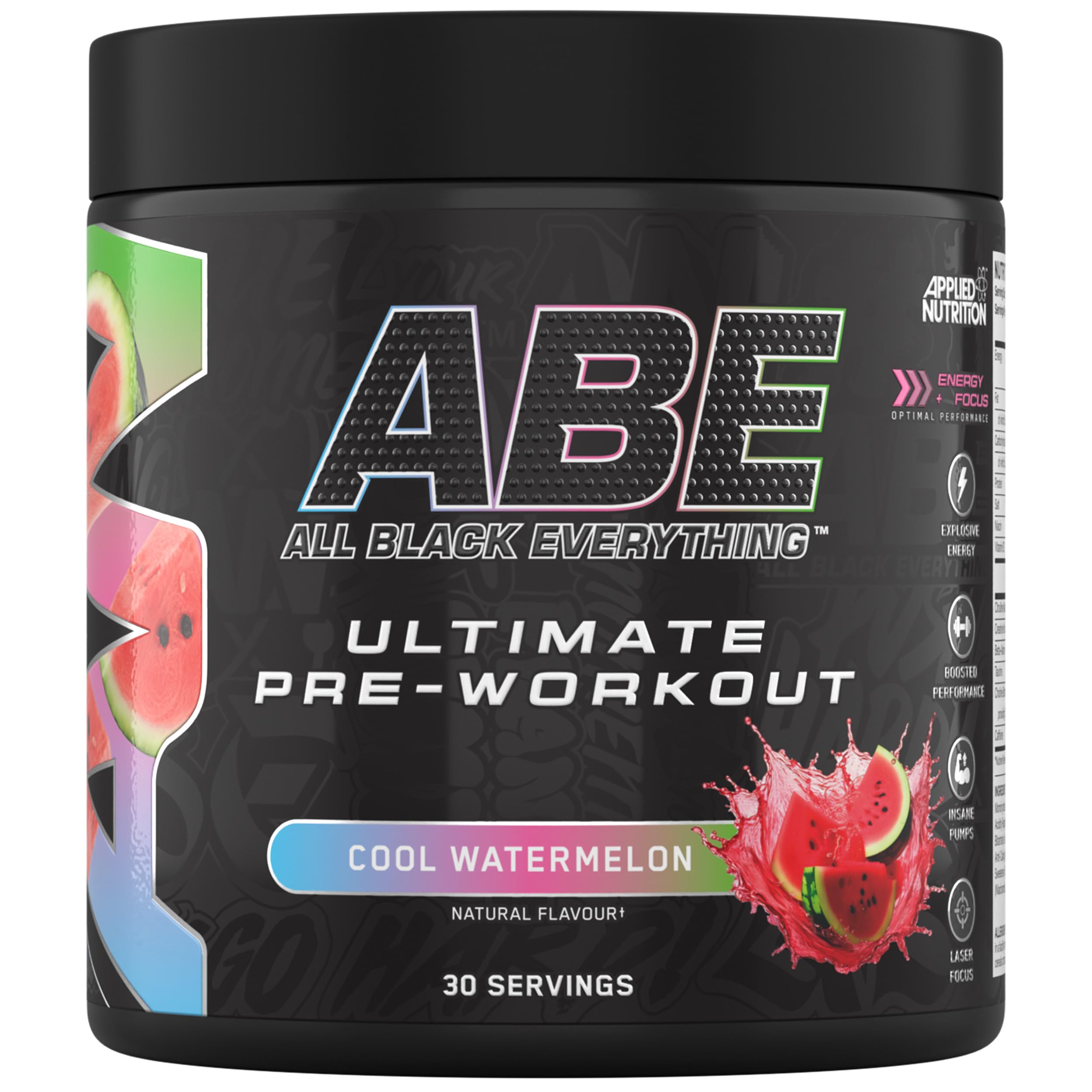 Applied Nutrition ABE (All Black Everything) - 375g / Cool Watermelon - Pre-Workout Powder
