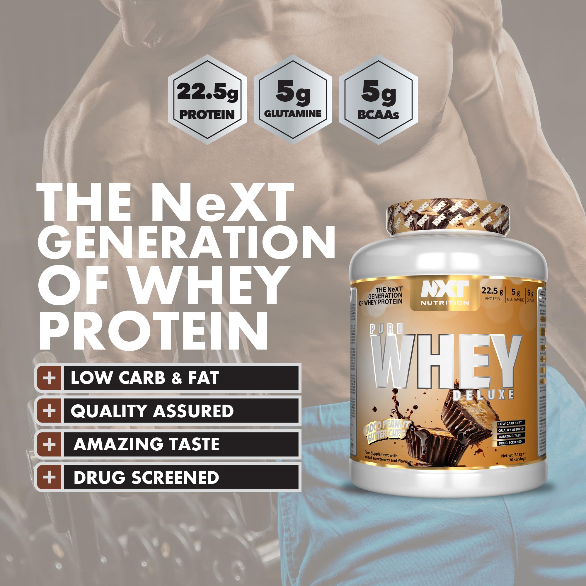 NXT Nutrition Pure Whey Deluxe 2.1kg