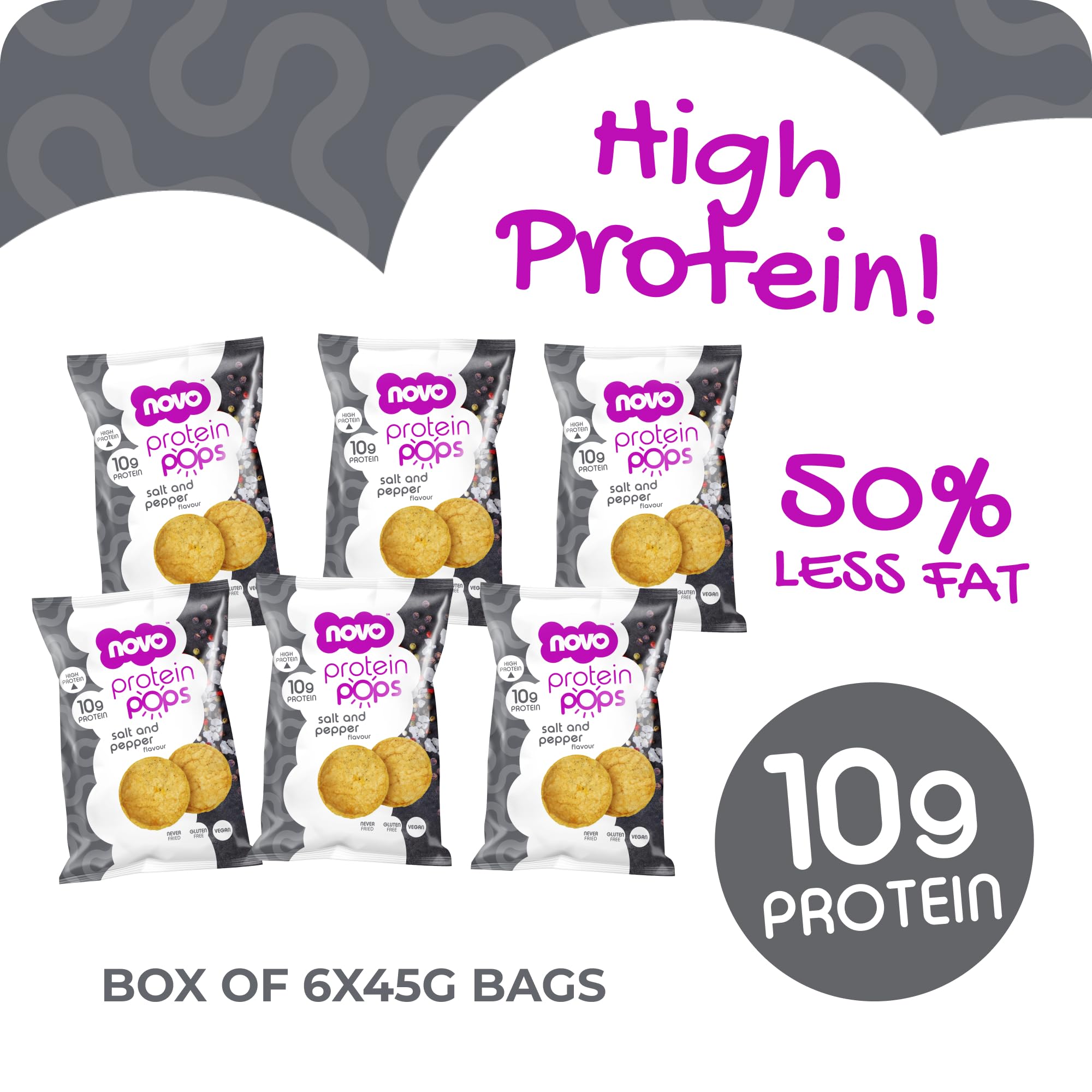 Novo Nutrition Novo Protein Pops - Protein Crisps