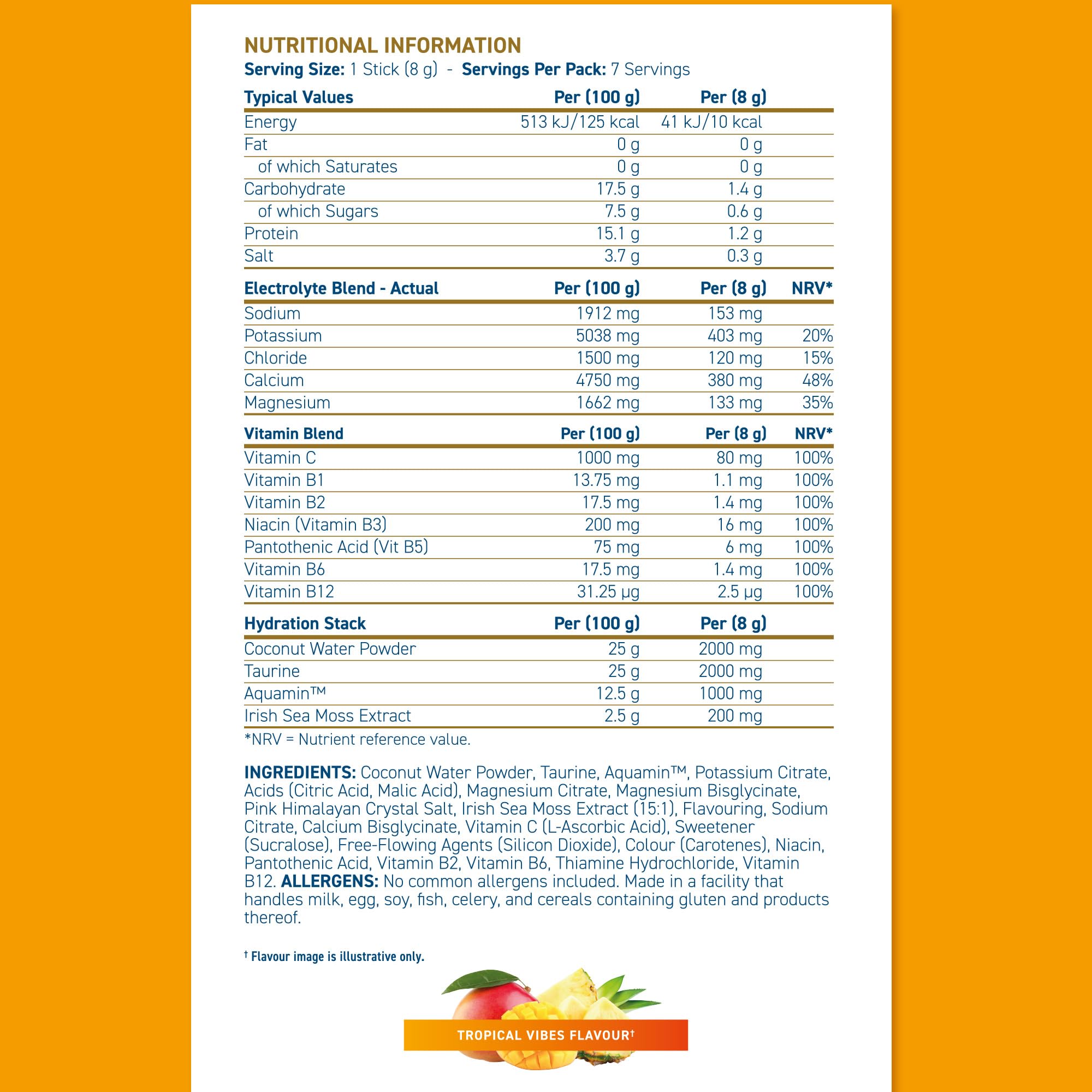 Applied Nutrition Hydration + Electrolyte & Vitamin Powder Sticks - British Brands
