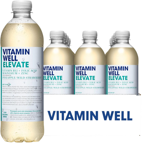 Vitamin Well Elevate - 12x500ml / Pineapple & Wild Strawberry - Vitamin Ready-To-Drinks