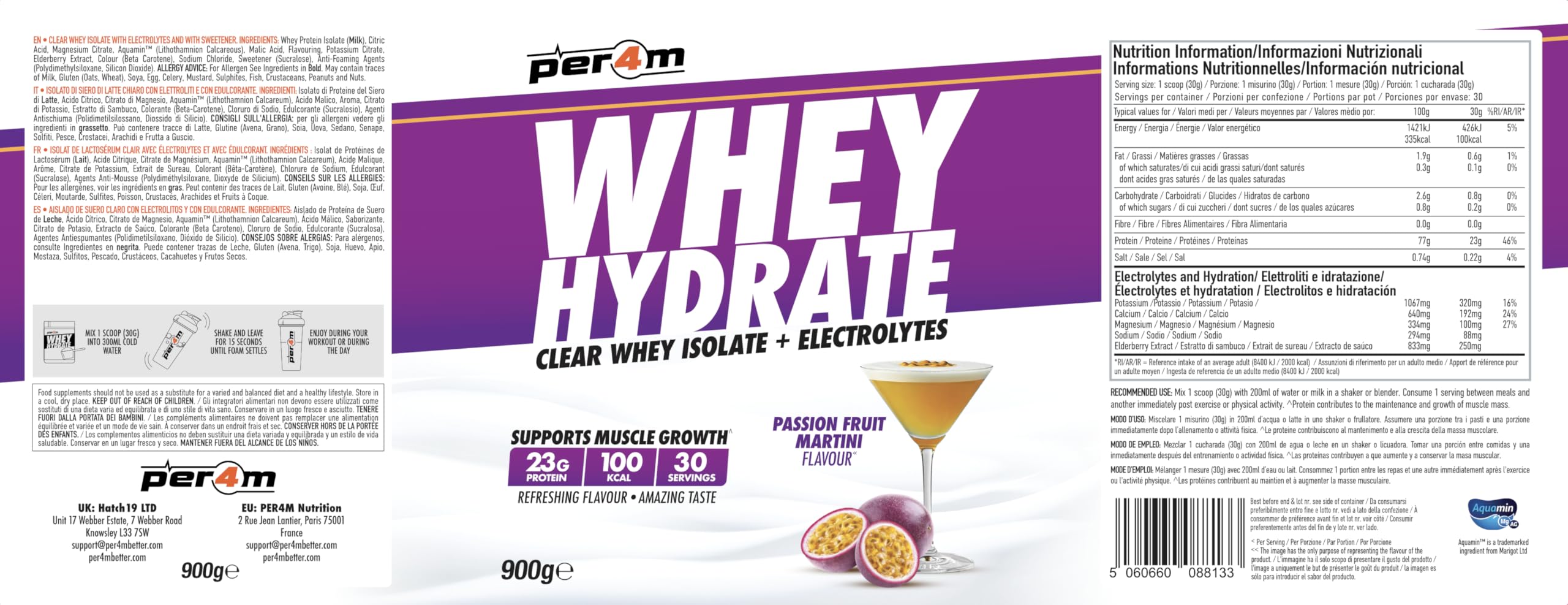 Per4m Whey Hydrate