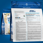 Applied Nutrition Iso-XP vanilla protein powder bag with whey isolate for easy mixing