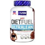 USN Diet Fuel Ultralean chocolate meal replacement shake with high protein and fiber