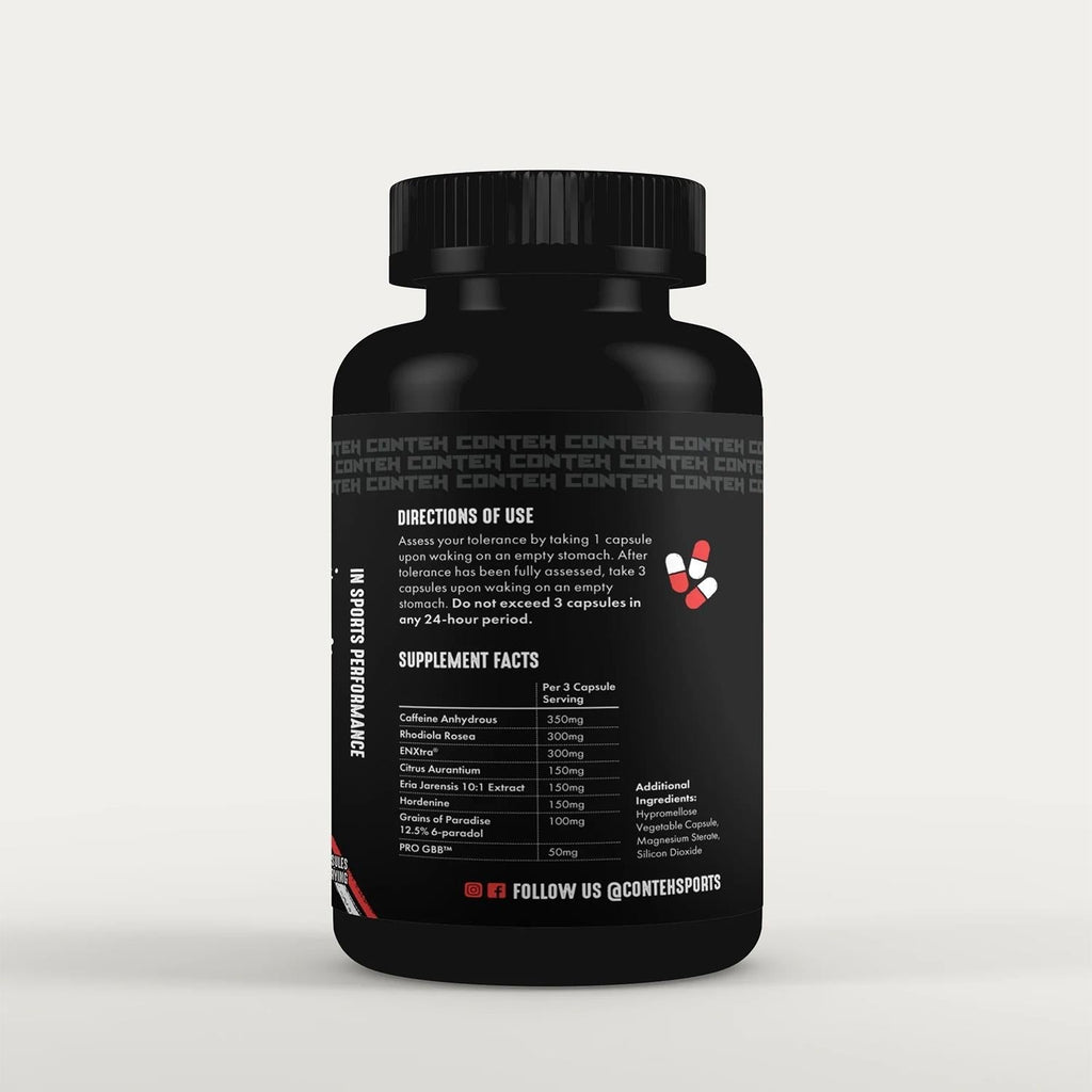 Conteh Sports Pre Shred 200 Caps - 90 Caps - Weight Loss Support Capsules