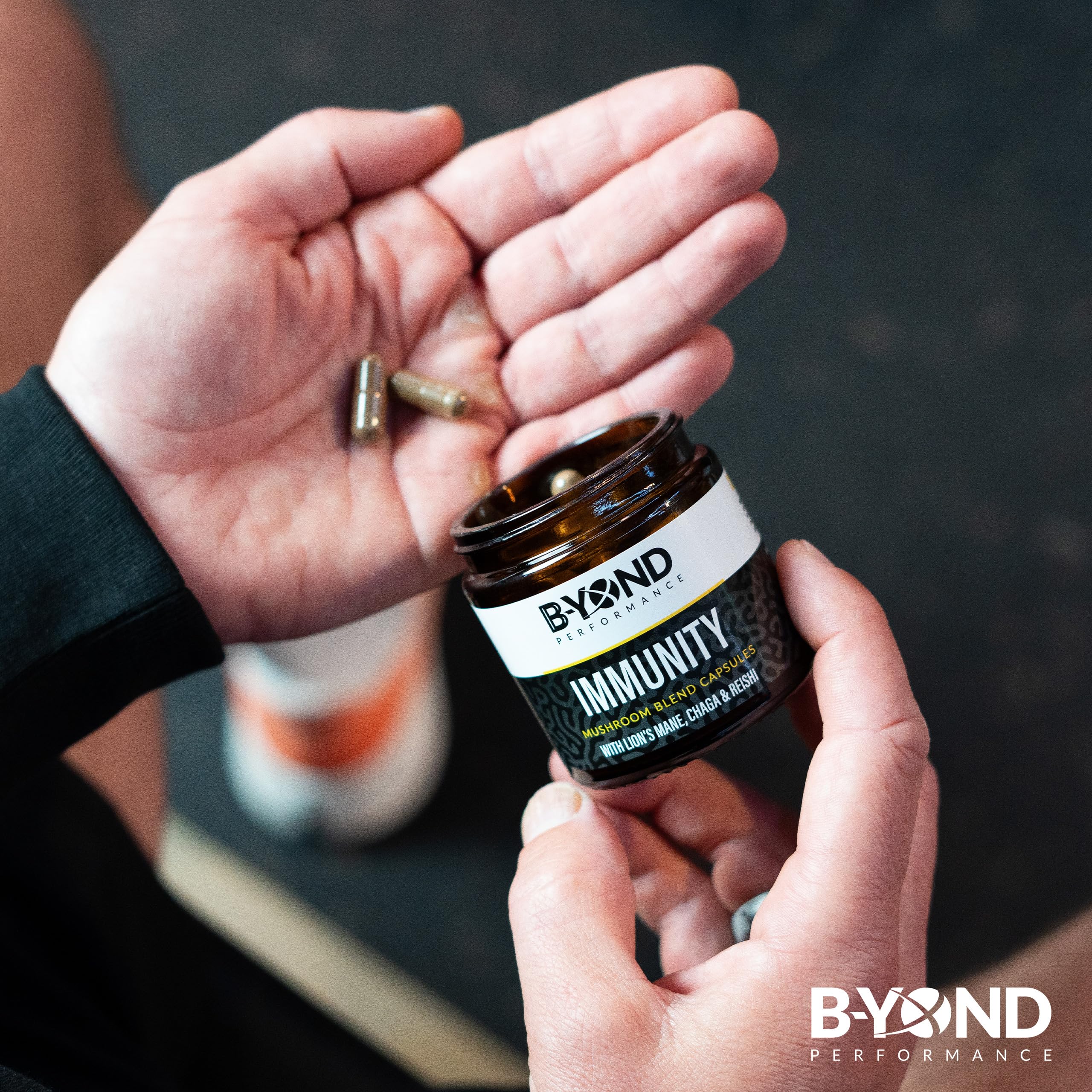 BYOND PERFORMANCE Immunity Mushroom Capsules - 60 Caps - Mushrooms