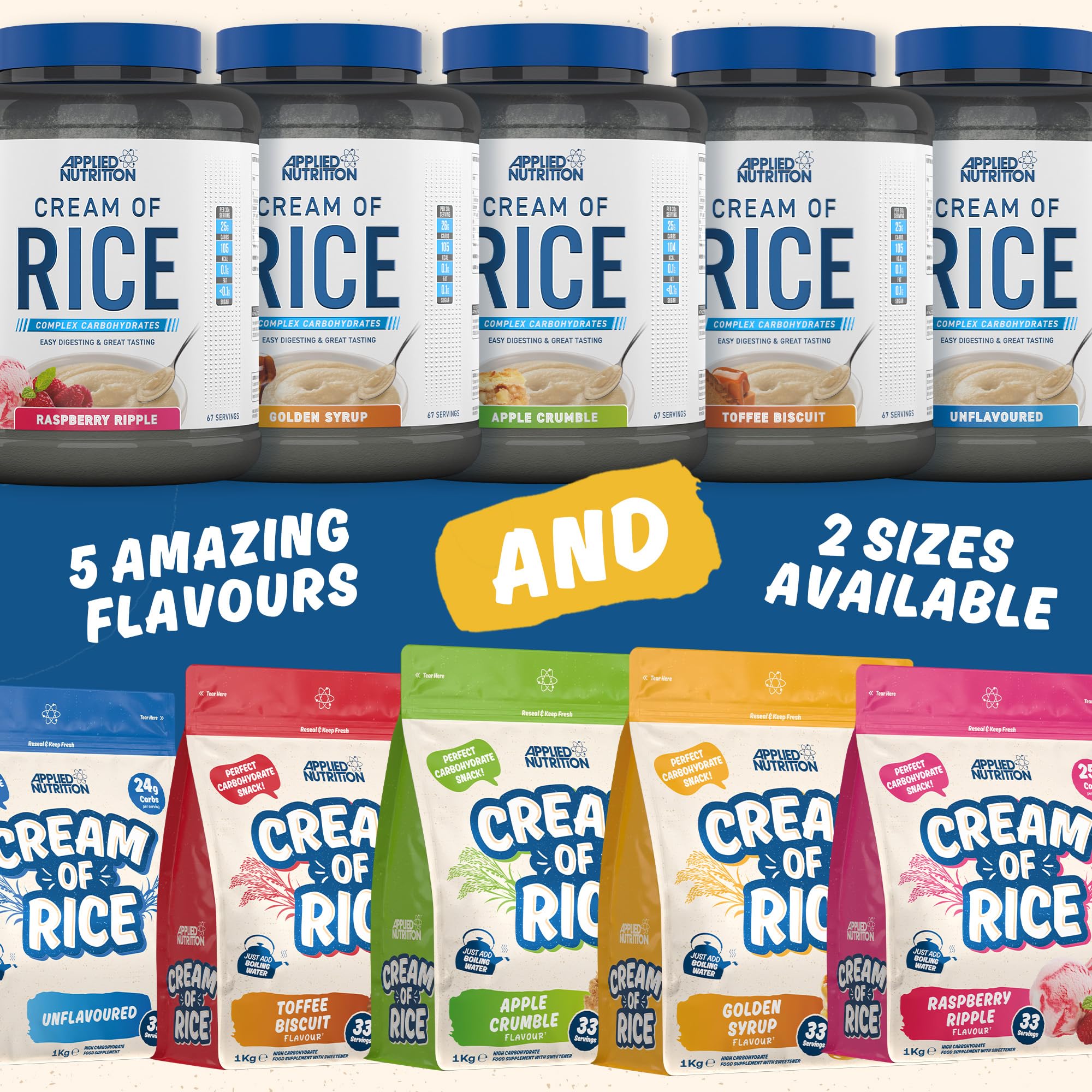 Applied Nutrition Cream Of Rice - Cream of Rice Powder
