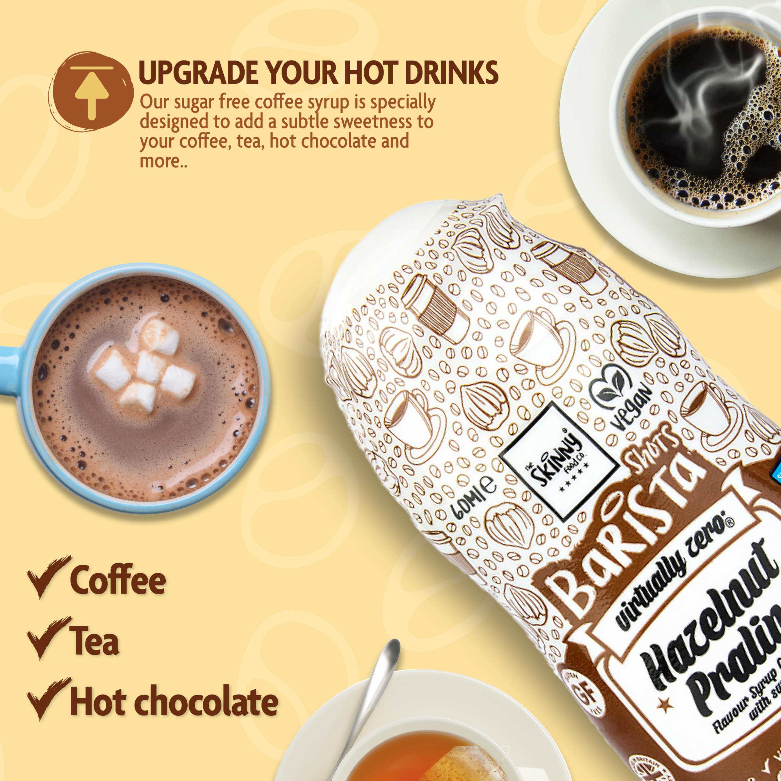 The Skinny Food Co Sugar Free Coffee Shots - Low Calorie Sauce