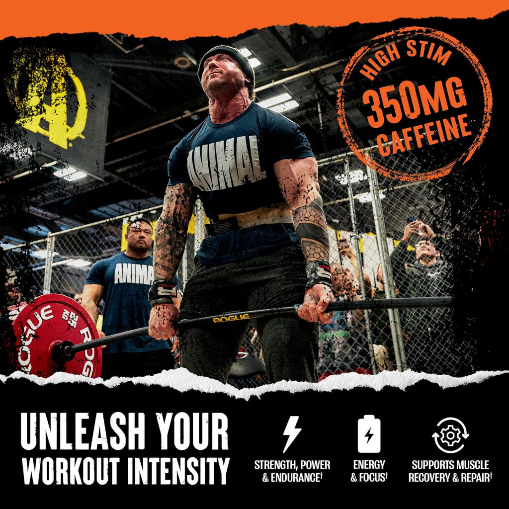 Animal Fury Pre Workout Powder | Energy, Focus, Strength, Endurance - MyGymSupplements