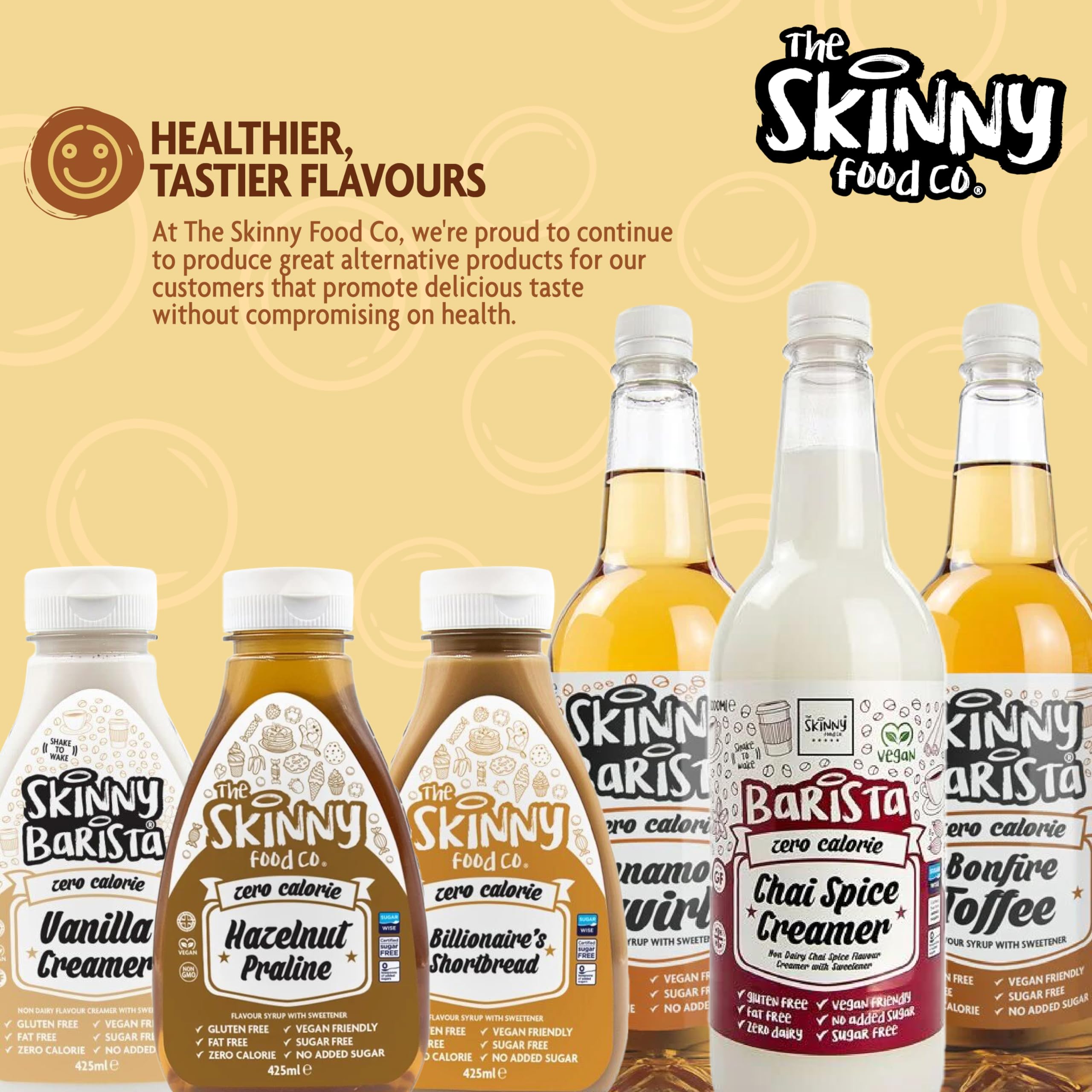 The Skinny Food Co Skinny Barista Coffee Creamer 425ml Vanilla