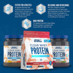 Applied Nutrition Clear Whey with ultra-hydrolysed whey protein for muscle recovery and weight management