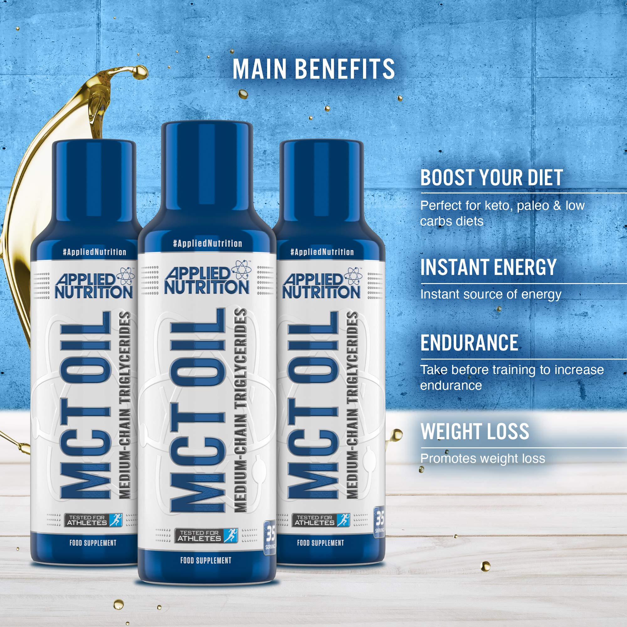 Applied Nutrition MCT Oil - 490ml - MCT Oil