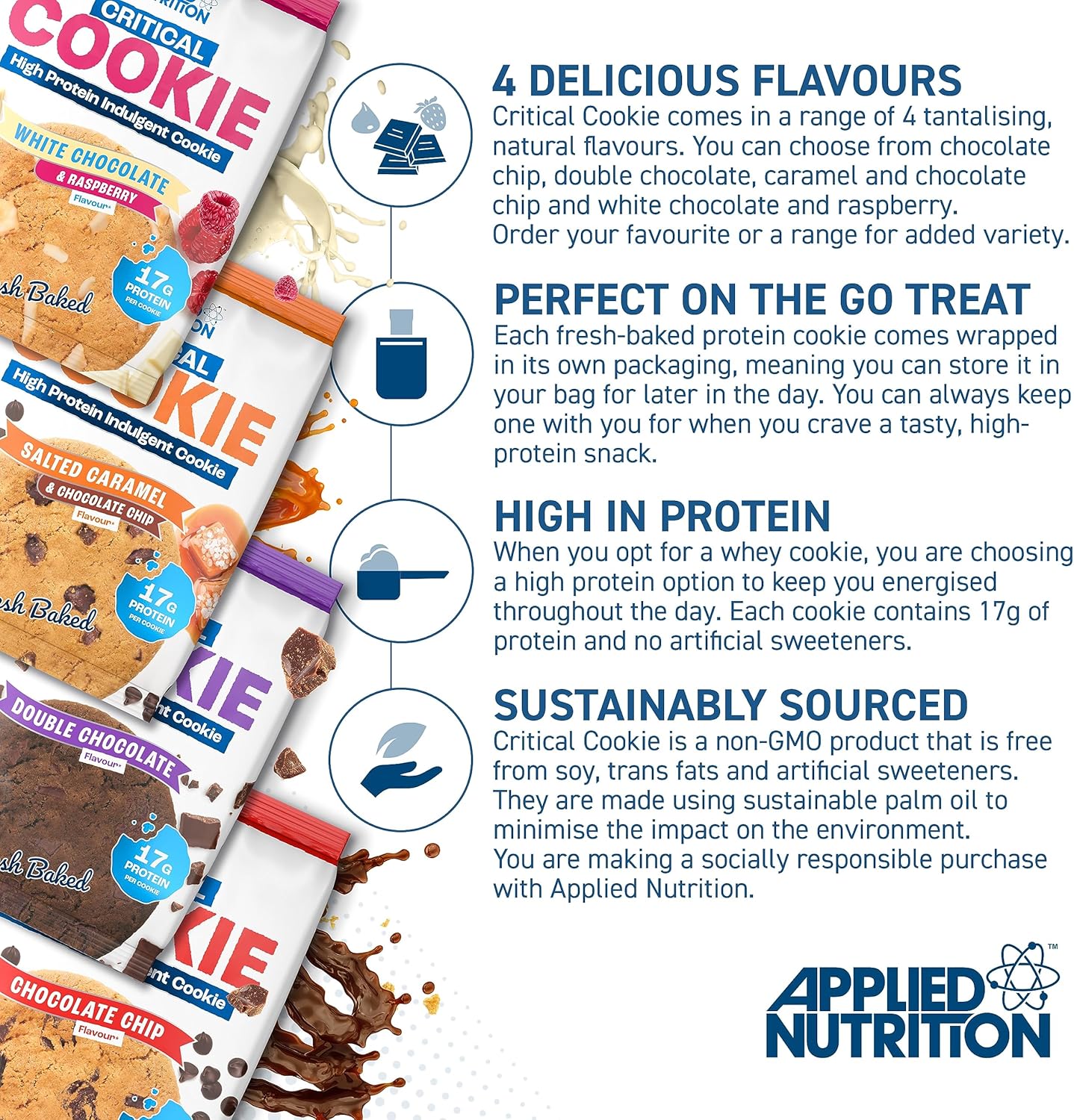 Applied Nutrition Critical Cookie - Protein Cookies